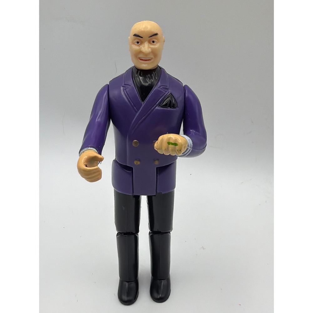 Vintage 1989 DC Comics Lex Luthor Action Figure Kenner Super Powers Purple Suit